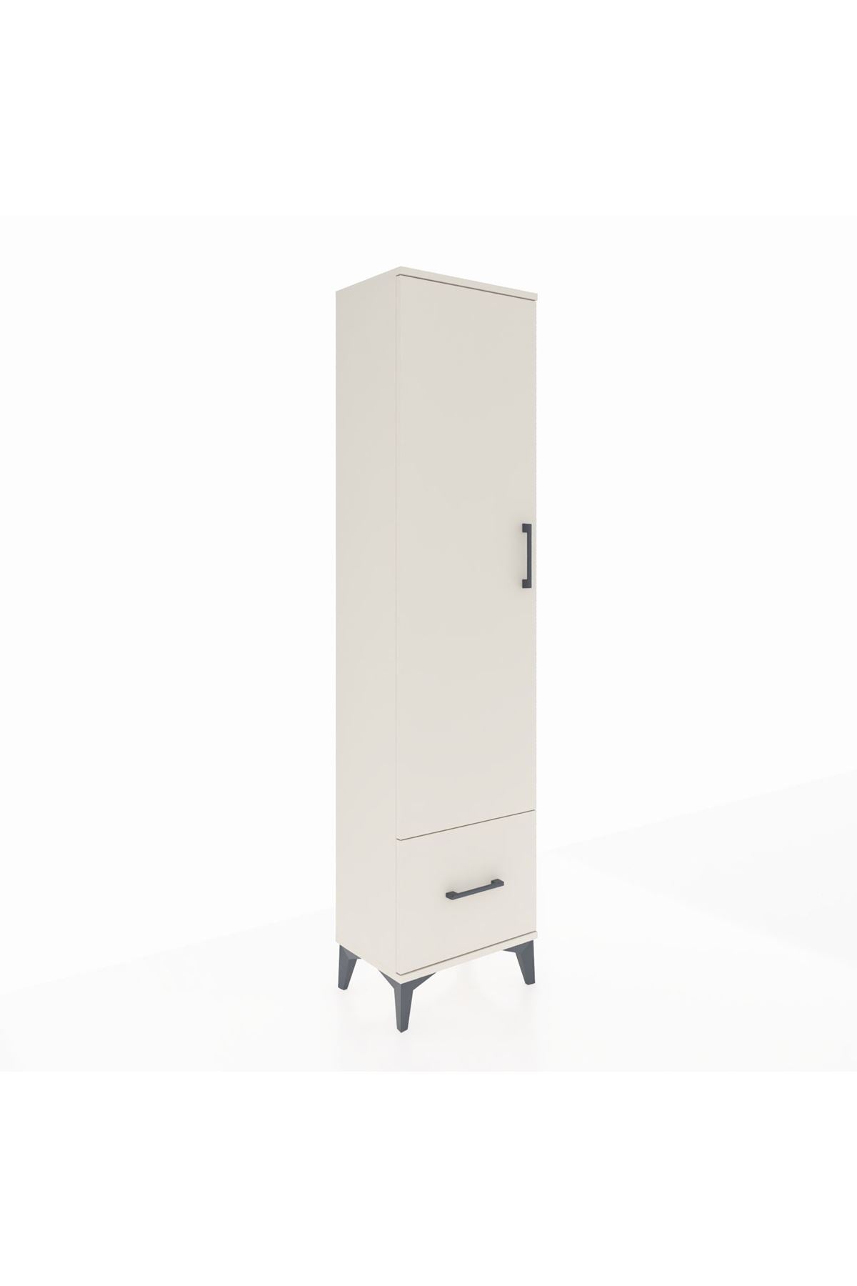 Arges Dolap 5 Raflı Tek Çekmeceli Tek Kapaklı 44x30x182 Aytaşı-Aytaşı