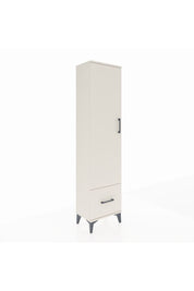 Arges Dolap 5 Raflı Tek Çekmeceli Tek Kapaklı 44x30x182 Aytaşı-Aytaşı