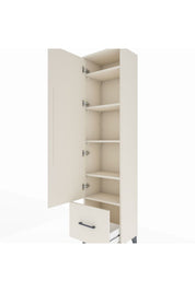 Arges Dolap 5 Raflı Tek Çekmeceli Tek Kapaklı 44x30x182 Aytaşı-Aytaşı