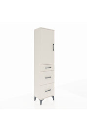 Arges Dolap 3 Raflı 3 Çekmeceli Tek Kapaklı 44x30x182 Aytaşı-Aytaşı