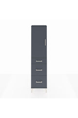 Arges Dolap 3 Raflı 3 Çekmeceli Tek Kapaklı 44x30x182