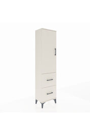 Arges Dolap 4 Raflı 2 Çekmeceli Tek Kapaklı 44x30x182 Aytaşı-Aytaşı