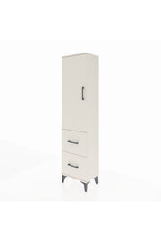 Arges Dolap 4 Raflı 2 Çekmeceli Tek Kapaklı 44x30x182 Aytaşı-Aytaşı