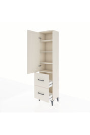 Arges Dolap 4 Raflı 2 Çekmeceli Tek Kapaklı 44x30x182 Aytaşı-Aytaşı