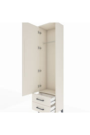 Arges Dolap Tek Raflı 2 Çekmeceli Tek Askılı 44x30x182 Aytaşı-Aytaşı