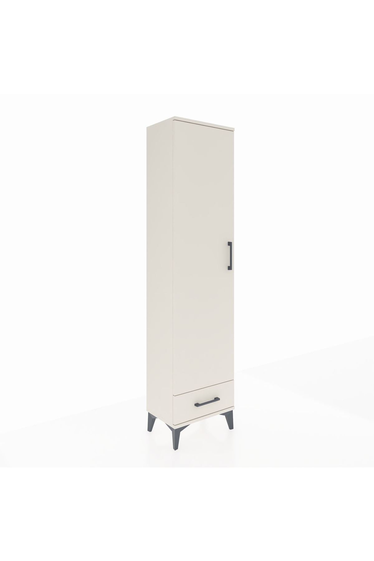 Arges Dolap 2 Raflı Tek Çekmeceli Tek Askılı 44x30x182 Aytaşı-Aytaşı