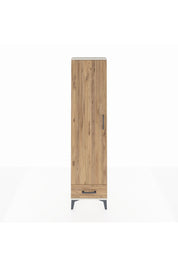 Arges Dolap 2 Raflı Tek Çekmeceli Tek Askılı 44x30x182 Aytaşı-Çam