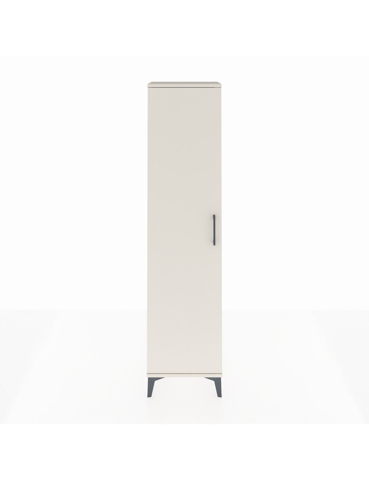 Arges Dolap Tek Raflı Tek Kapaklı Tek Askılı 44x30x182 Aytaşı-Aytaşı