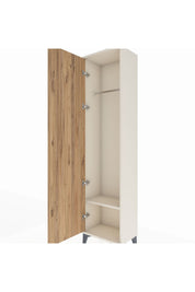 Arges Dolap Tek Raflı Tek Kapaklı Tek Askılı 44x30x182 Aytaşı-Çam
