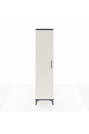 Arges Dolap Tek Raflı Tek Kapaklı Tek Askılı 44x30x182 Antrasit-Aytaşı