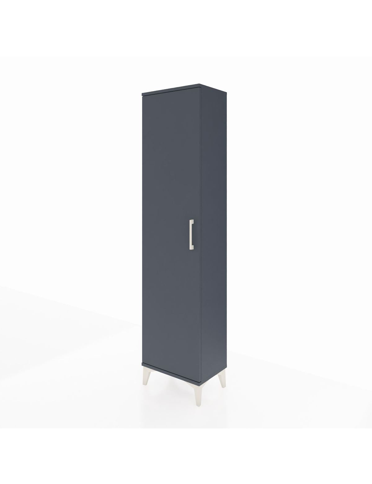 Arges Dolap Tek Raflı Tek Kapaklı Tek Askılı 44x30x182 - S22M031V5A