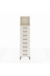 Arges Dolap Tek Raflı 8 Çekmeceli 44x30x182 Aytaşı-Aytaşı