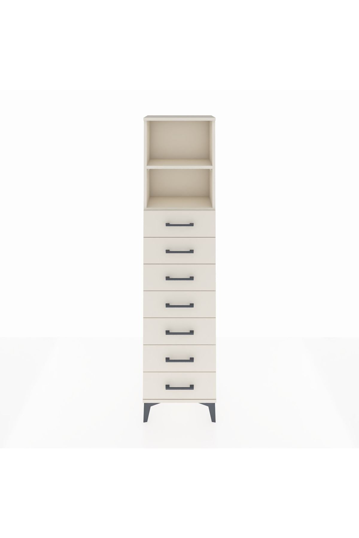 Arges Dolap 2 Raflı 7 Çekmeceli 44x30x182 Aytaşı-Aytaşı