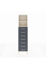 Arges Dolap 2 Raflı 7 Çekmeceli 44x30x182