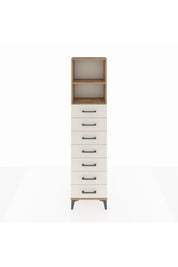 Arges Dolap 2 Raflı 7 Çekmeceli 44x30x182 Çam-Aytaşı