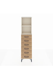 Arges Dolap 2 Raflı 6 Çekmeceli 44x30x182 Aytaşı-Çam