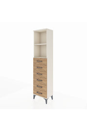 Arges Dolap 2 Raflı 6 Çekmeceli 44x30x182 - S22M034V3A