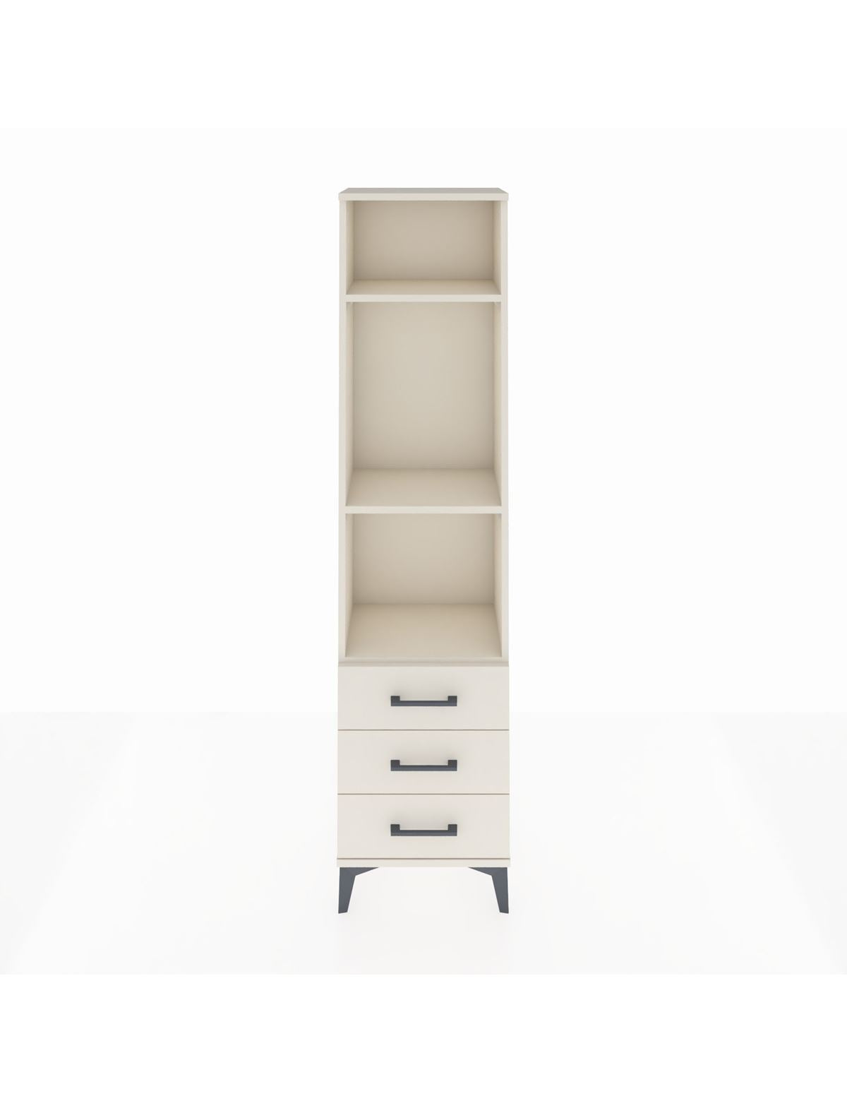 Arges Dolap 3 Raflı 3 Çekmeceli 44x30x182 Aytaşı-Aytaşı