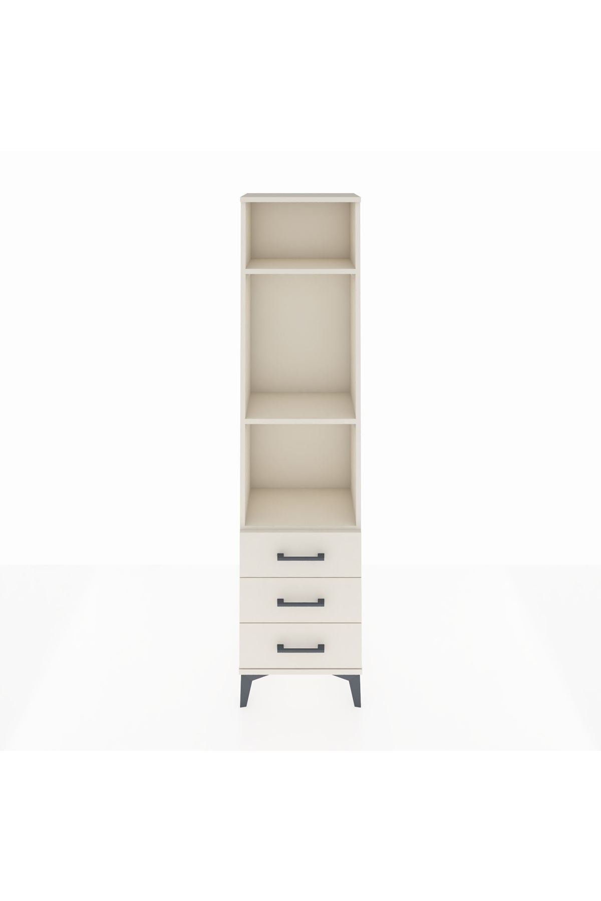 Arges Dolap 3 Raflı 3 Çekmeceli 44x30x182 Aytaşı-Aytaşı