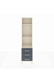 Arges Dolap 3 Raflı 3 Çekmeceli 44x30x182 Aytaşı-Antrasit