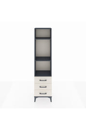 Arges Dolap 3 Raflı 3 Çekmeceli 44x30x182 Antrasit-Aytaşı