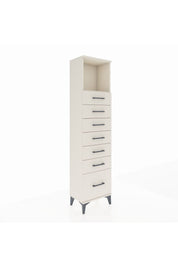 Arges Dolap Tek Raflı 7 Çekmeceli 44x30x182 - S22M038V1A