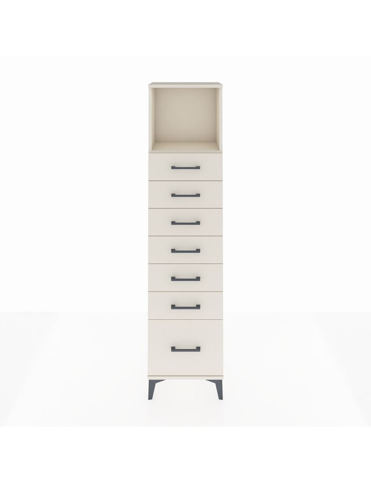 Arges Dolap Tek Raflı 7 Çekmeceli 44x30x182 Aytaşı-Aytaşı