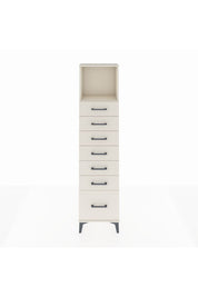 Arges Dolap Tek Raflı 7 Çekmeceli 44x30x182 Aytaşı-Aytaşı