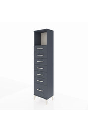 Arges Dolap Tek Raflı 7 Çekmeceli 44x30x182 - S22M038V5A