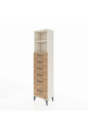 Arges Dolap 2 Raflı 6 Çekmeceli 44x30x182 Aytaşı-Çam