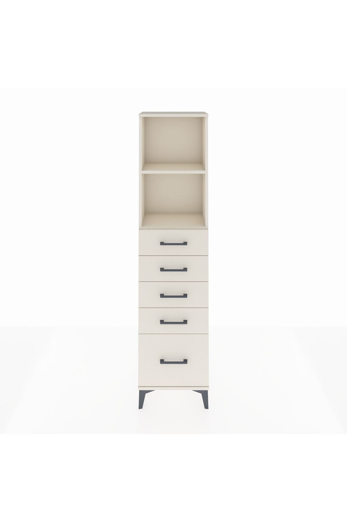 Arges Dolap 2 Raflı 5 Çekmeceli 44x30x182 Aytaşı-Aytaşı