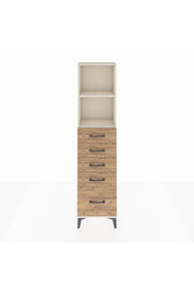 Arges Dolap 2 Raflı 5 Çekmeceli 44x30x182 Aytaşı-Çam