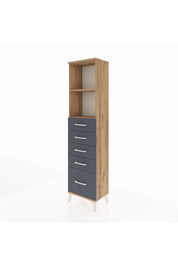 Arges Dolap 2 Raflı 5 Çekmeceli 44x30x182 - S22M040V8A