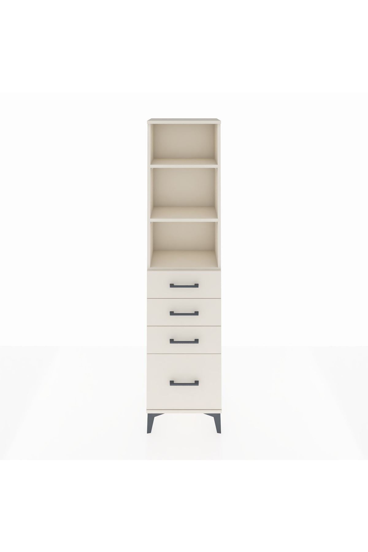 Arges Dolap 3 Raflı 4 Çekmeceli 44x30x182 Aytaşı-Aytaşı