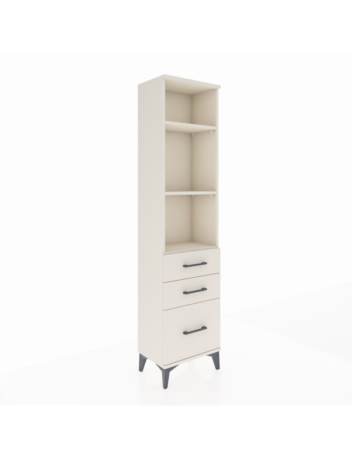 Arges Dolap 3 Raflı 3 Çekmeceli 44x30x182 Aytaşı-Aytaşı