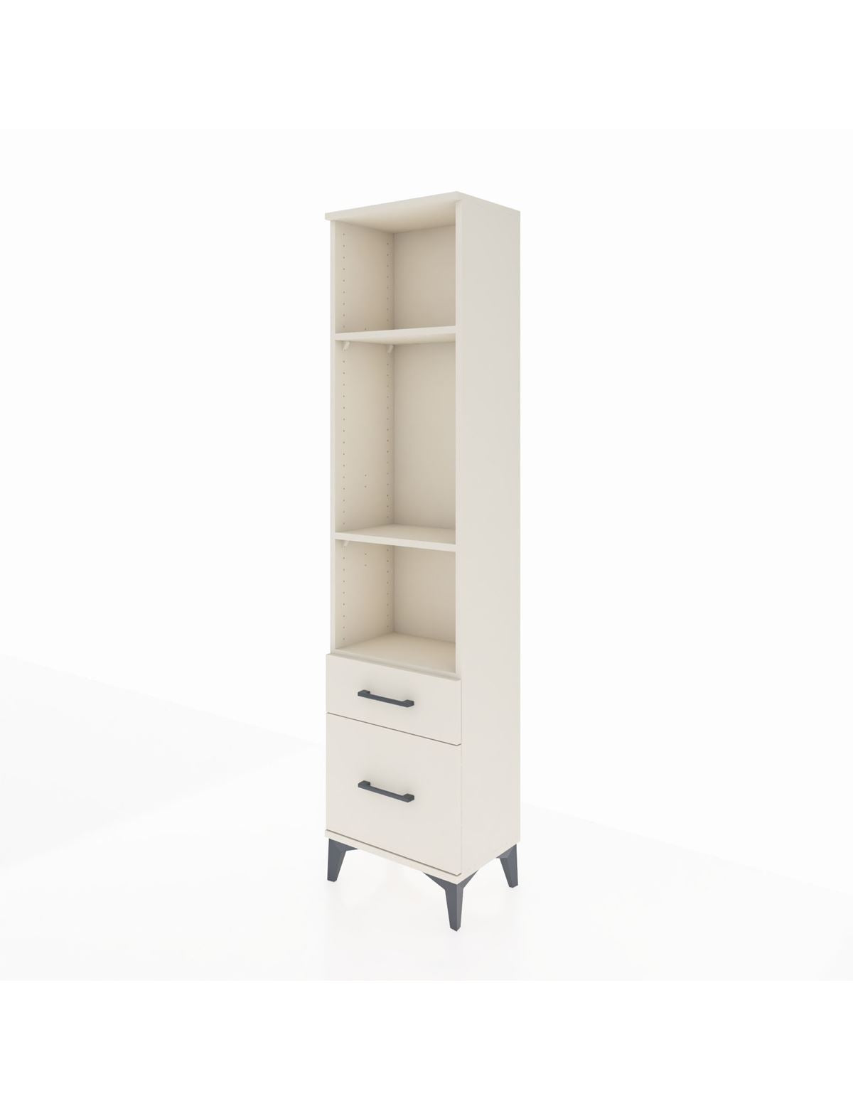 Arges Dolap 3 Raflı 2 Çekmeceli 44x30x182 - S22M043V1A