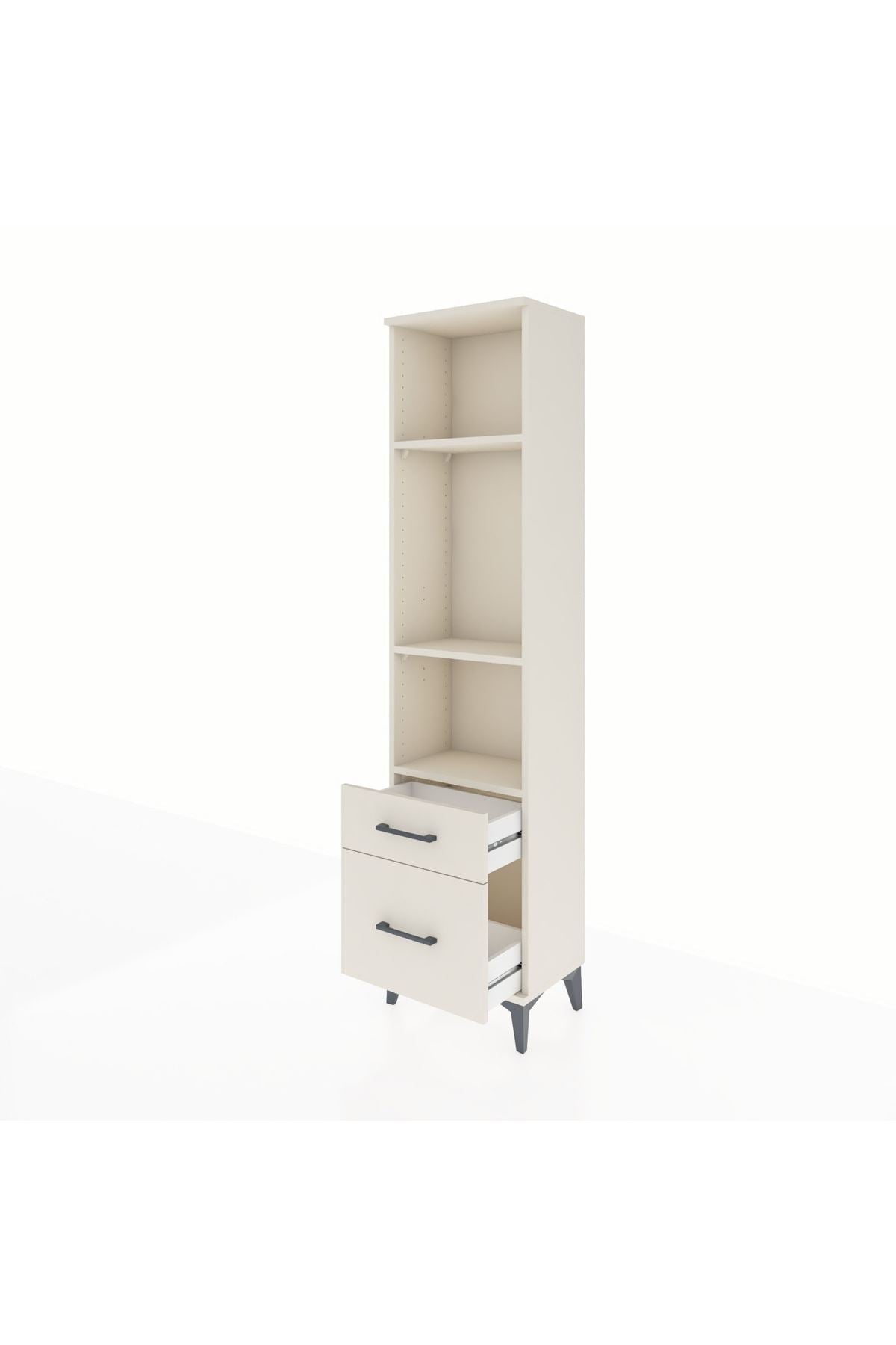 Arges Dolap 3 Raflı 2 Çekmeceli 44x30x182 Aytaşı-Aytaşı