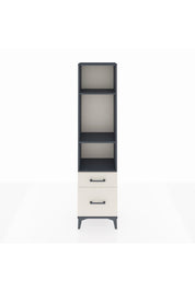 Arges Dolap 3 Raflı 2 Çekmeceli 44x30x182 Antrasit-Aytaşı