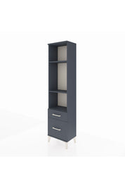 Arges Dolap 3 Raflı 2 Çekmeceli 44x30x182 Antrasit-Antrasit