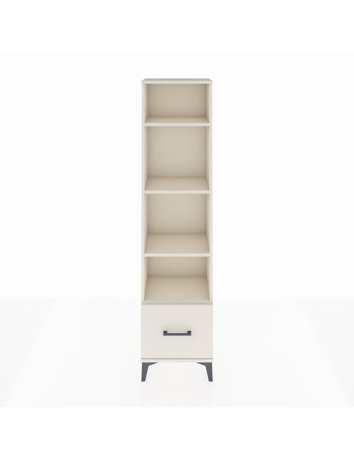 Arges Dolap 4 Raflı Tek Çekmeceli 44x30x182 Aytaşı-Aytaşı