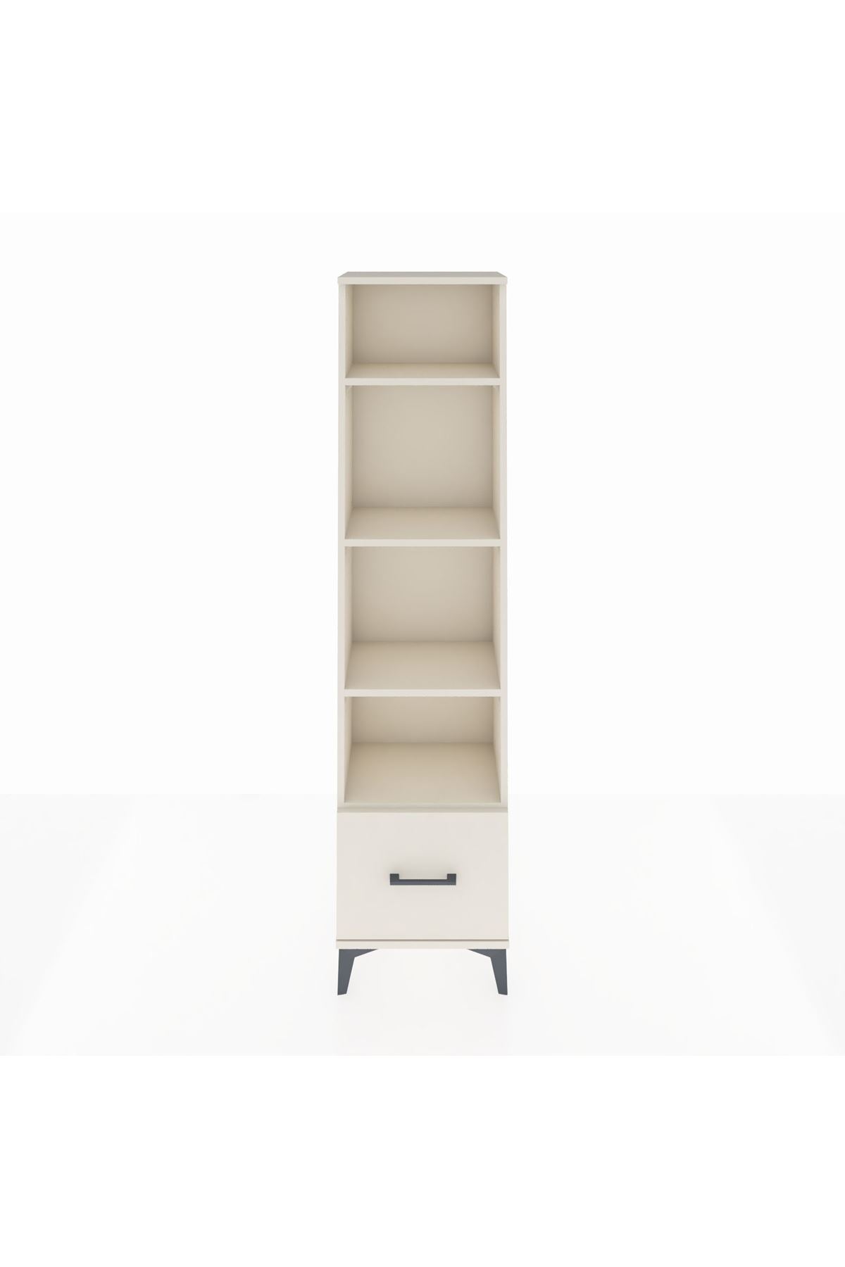 Arges Dolap 4 Raflı Tek Çekmeceli 44x30x182 Aytaşı-Aytaşı