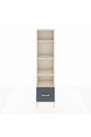 Arges Dolap 4 Raflı Tek Çekmeceli 44x30x182 Aytaşı-Antrasit