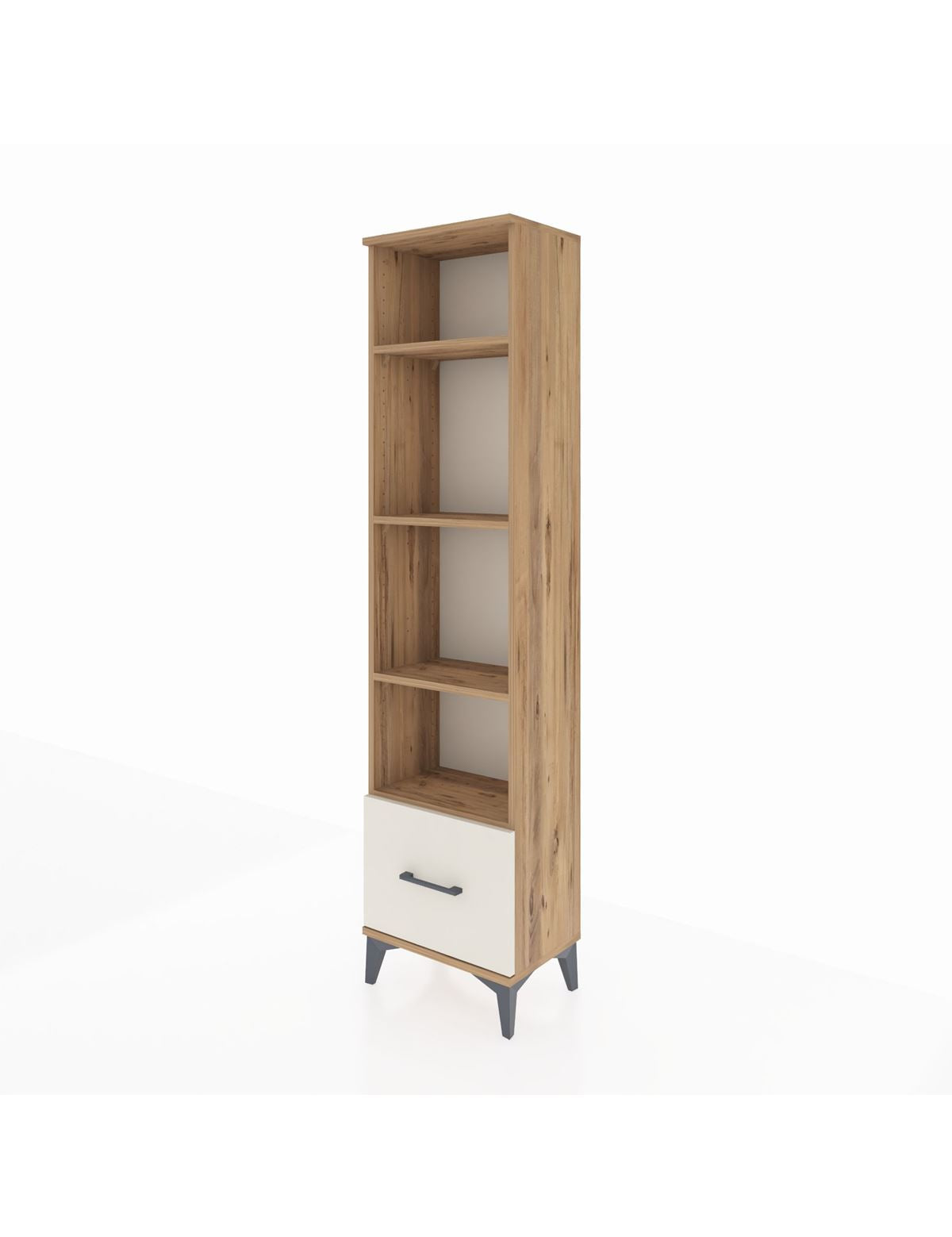Arges Dolap 4 Raflı Tek Çekmeceli 44x30x182 - S22M044V7A