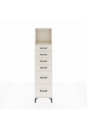 Arges Dolap Tek Raflı 6 Çekmeceli 44x30x182 Aytaşı-Aytaşı