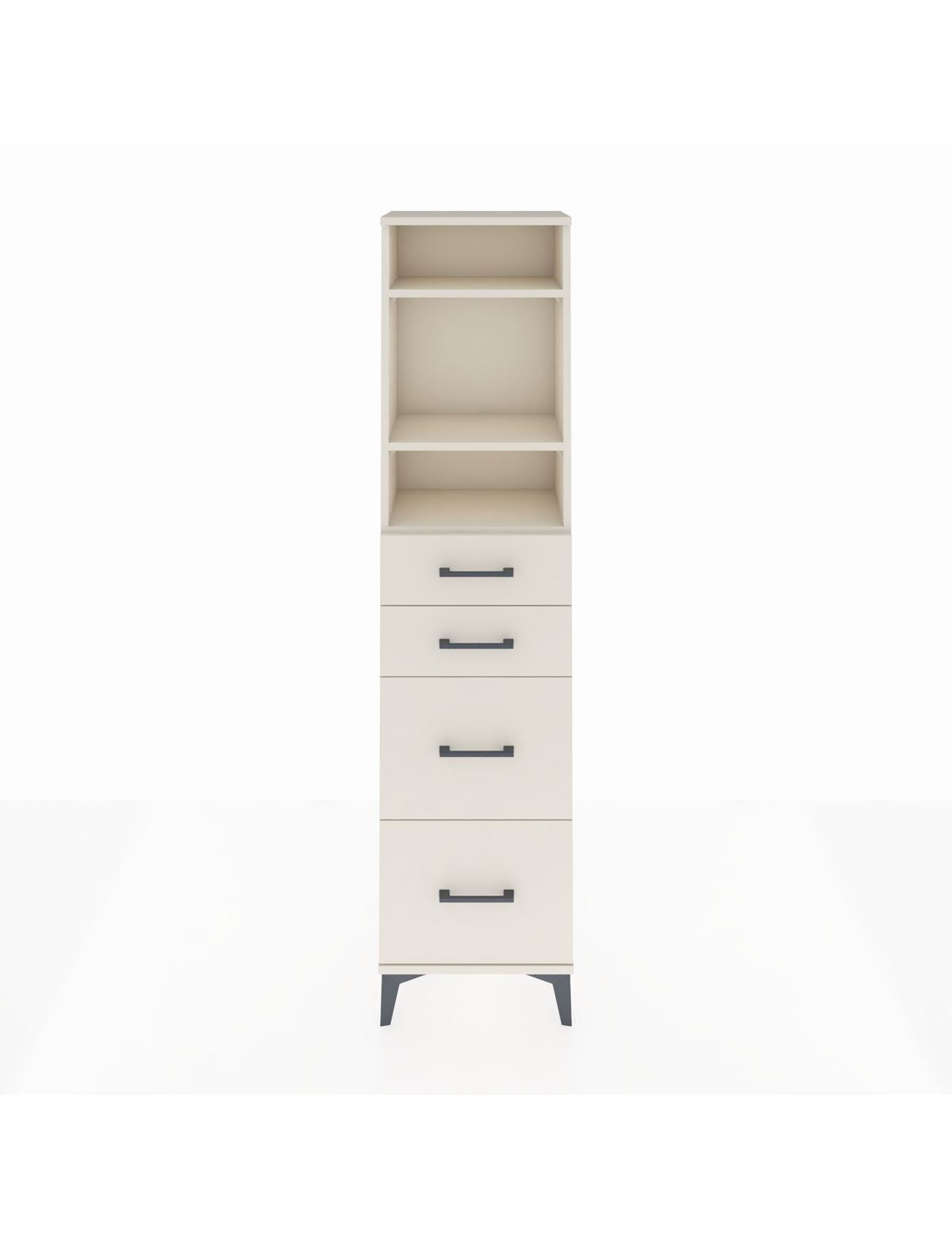 Arges Dolap 3 Raflı 4 Çekmeceli 44x30x182 Aytaşı-Aytaşı