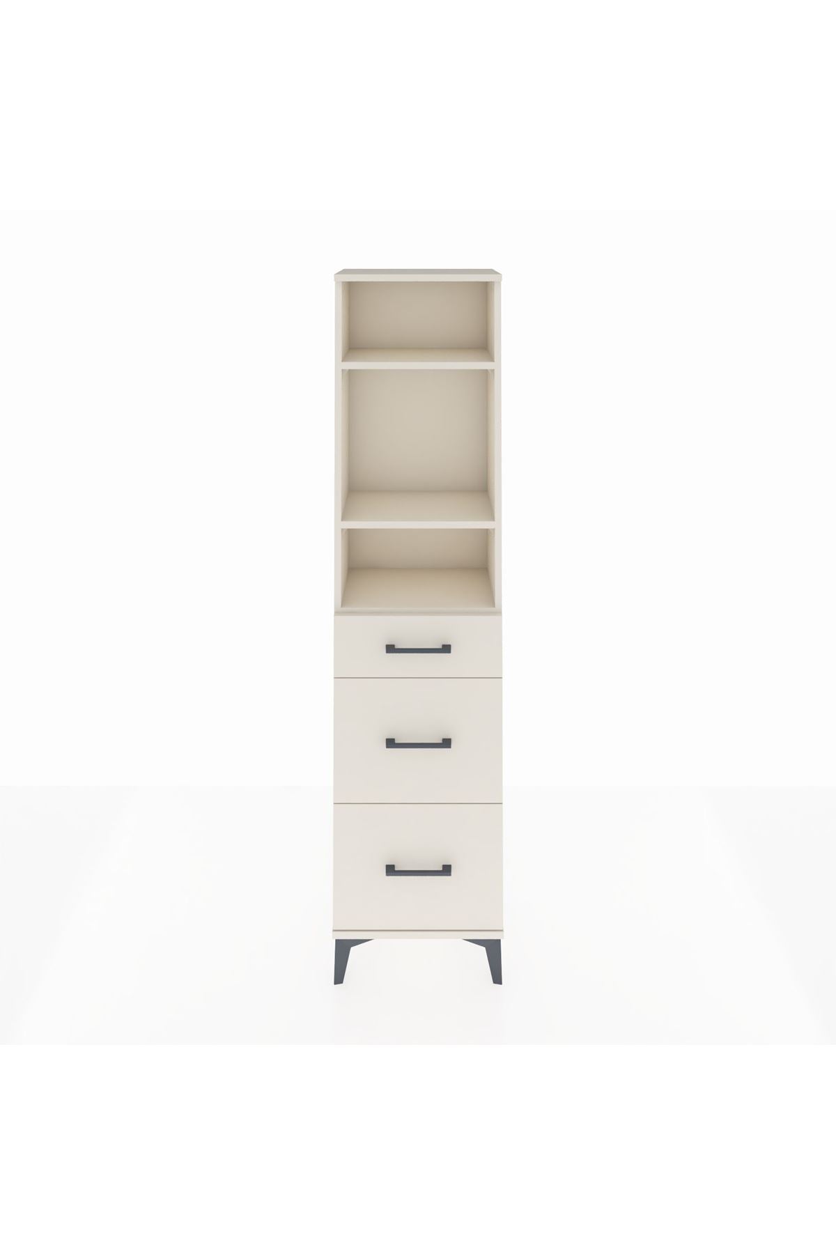 Arges Dolap 3 Raflı 3 Çekmeceli 44x30x182 Aytaşı-Aytaşı