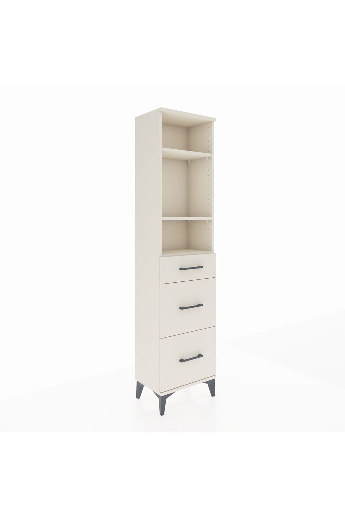 Arges Dolap 3 Raflı 3 Çekmeceli 44x30x182 Aytaşı-Aytaşı