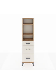 Arges Dolap 3 Raflı 3 Çekmeceli 44x30x182 Çam-Aytaşı