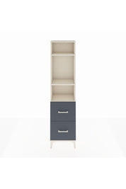 Arges Dolap 3 Raflı 2 Çekmeceli 44x30x182 Aytaşı-Antrasit