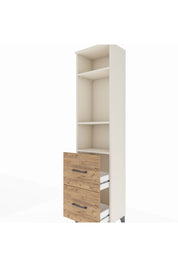 Arges Dolap 3 Raflı 2 Çekmeceli 44x30x182 Aytaşı-Çam